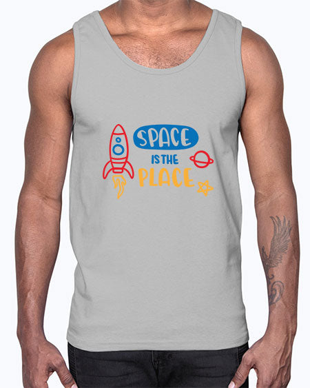 Spaceistheplace 11#- space- Cotton Tank