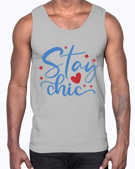 Stay Chic 150#-  fashion- Cotton Tank