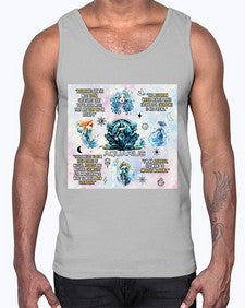 Straight Aquarius 468#- aquarius- Cotton Tank
