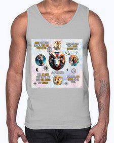 Straight Aries 469#- aries- Cotton Tank