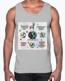 Straight Capricorn 471#- capricorn- Cotton Tank