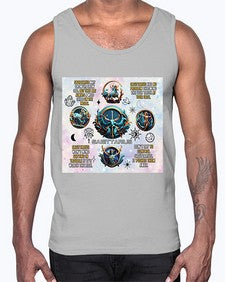 Straight Saggitarius 476#- sagittarius- Cotton Tank