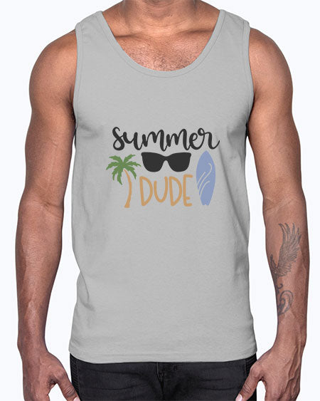 Summer dude 58#- summer- Cotton Tank