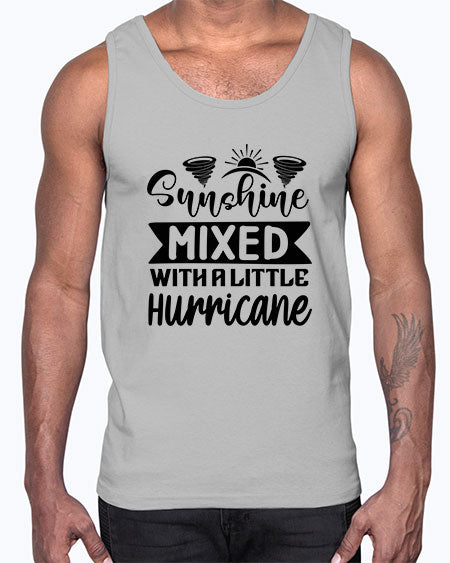 Sunshine mixed with a little hurricane 01#- summer- Cotton Tank