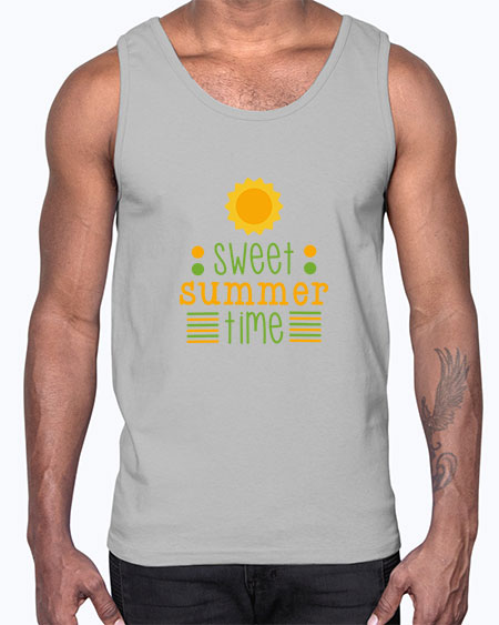 Sweet summer time 4#- summer- Cotton Tank