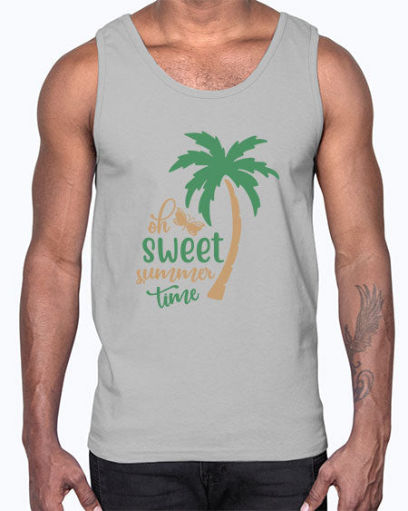 Sweet summer time 7#- summer- Cotton Tank