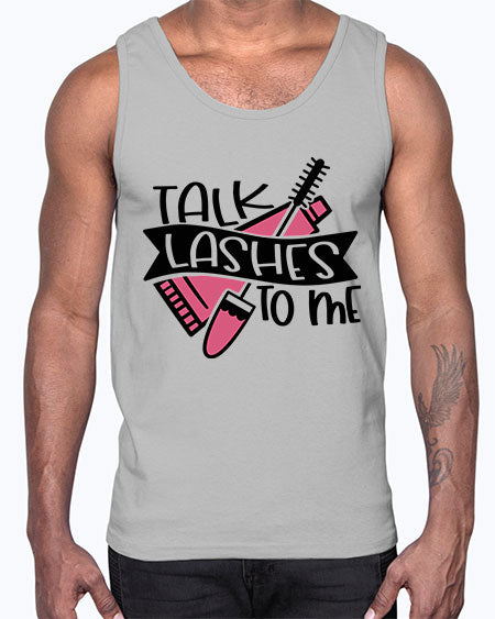 Talk Lashes To Me Style 17#-makeup Cotton Tank