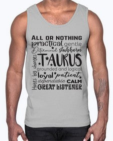 Taurus 573#- taurus- Cotton Tank