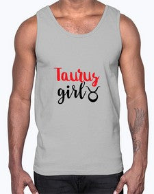 Taurus girl 489#- taurus- Cotton Tank