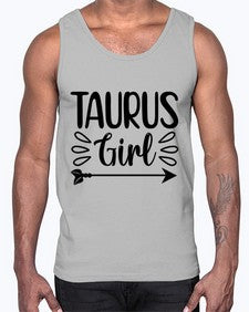 Taurus girl 500#- taurus- Cotton Tank