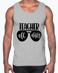 Teacher Off Duty Style 1461#- teacher- Cotton Tank