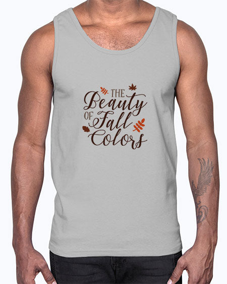 The Beauty of Fall Colors 7#- beauty - Cotton Tank