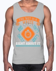 The Net is a waste of time and thats exactly whats right about it 56#- internet- Cotton Tank
