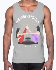 The Stress Cutter 562#- yoga- Cotton Tank