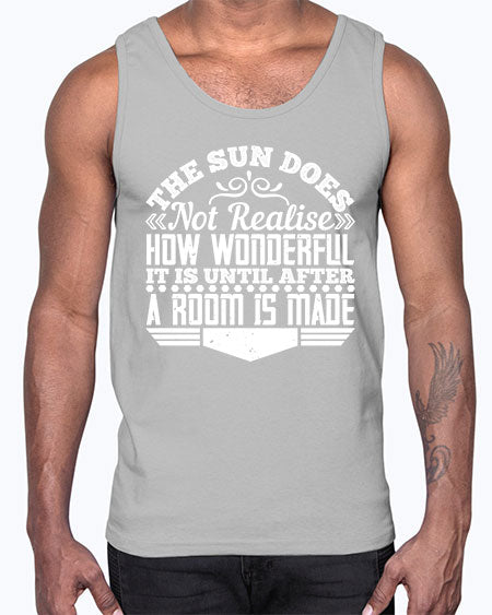 The Sun does not realise how wonderful it is until after a room is made Style 435#- architect- Cotton Tank