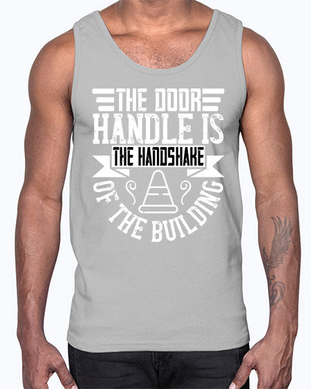 The door handle is the handshake of the building Style 420#- architect- Cotton Tank