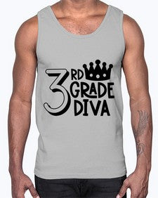 Third Grade Diva 953#- third grade- Cotton Tank