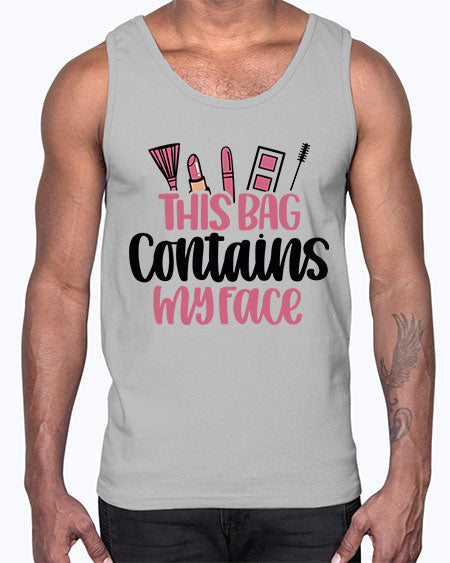 This Bag Contains My Face Style 14#-makeup Cotton Tank