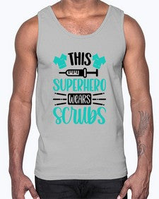 This Superhero Wears Style Style 1566#- nurse- Cotton Tank