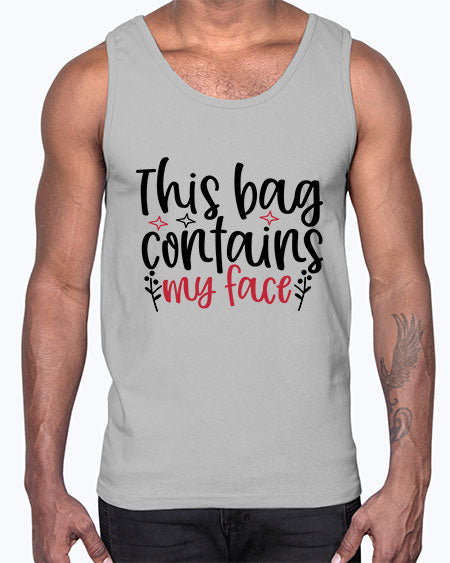 This bag contains my face Design Style 216#-makeup Cotton Tank