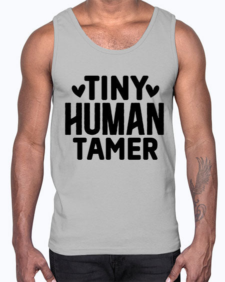 Tiny Human Tamer 468#- kids- Cotton Tank