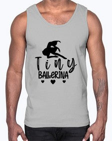 Tiny ballerina 203#- ballet- Cotton Tank