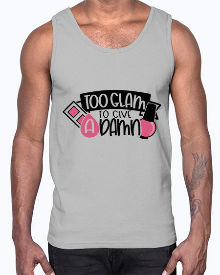 Too Glam To Give A Damn Style 10#-makeup Cotton Tank
