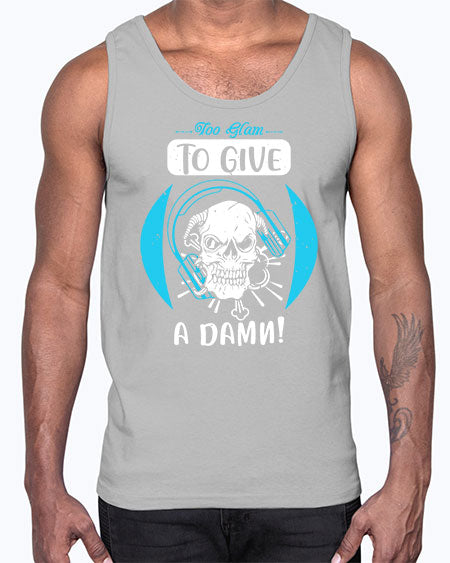 Too glam to give a damn Style 176#-makeup Cotton Tank