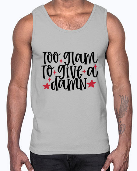 Too glam to give a damn design Style 215#-makeup Cotton Tank