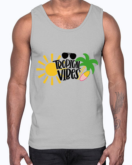 Tropical Vibes Style 9#- summer- Cotton Tank
