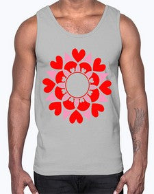 ValentineMandalaOPT 1194#- mandala- Cotton Tank