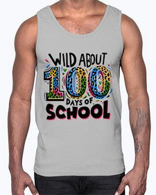 Wild about one hundred days 1011#- one hundred days- Cotton Tank