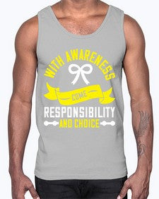 With awareness come responsibility and choice Style 5#- Self awareness- Cotton Tank