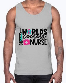 Worlds Coolest Nurse Style Style 1660#- nurse- Cotton Tank