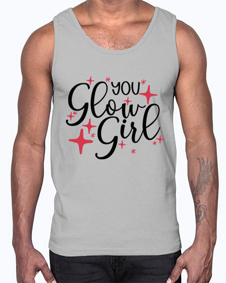 Yo Glow Girl Style 6#-makeup Cotton Tank