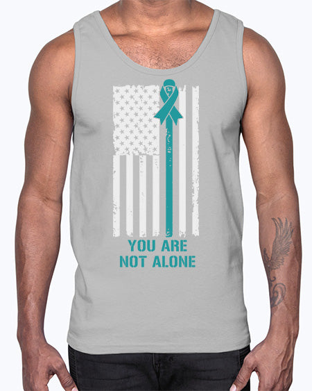 You Are Not Alone PTSD 1#- PTSD- Cotton Tank