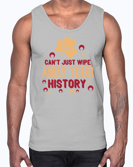 You cant just wipe away your history Style 243#- kids- Cotton Tank