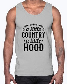 a little country a little hood 181#- western- Cotton Tank