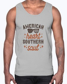american heart southern soul 231#- western- Cotton Tank
