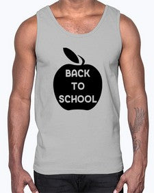 apple back to school 3#- general school- Cotton Tank