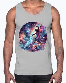 aquarius 79#- aquarius- Cotton Tank