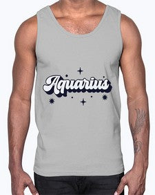 aquarius 82#- aquarius- Cotton Tank