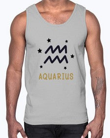 aquarius 83#- aquarius- Cotton Tank