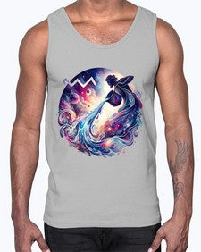 aquarius 89#- aquarius- Cotton Tank