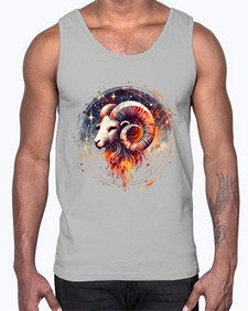 aries 125#- aries- Cotton Tank