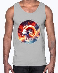 aries 128#- aries- Cotton Tank