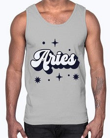 aries 133#- aries- Cotton Tank