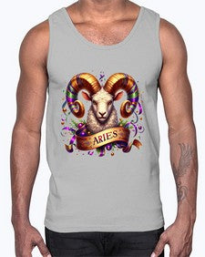 aries 136#- aries- Cotton Tank