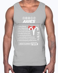 aries 137#- aries- Cotton Tank