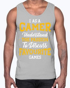 as a gamer understan the passion 61#- video games- Cotton Tank